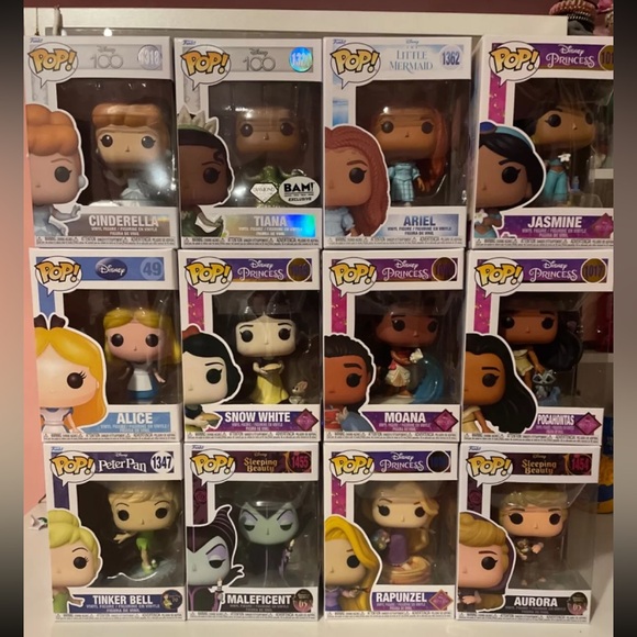 Disney Princess Funko Pop’s - Picture 1 of 14